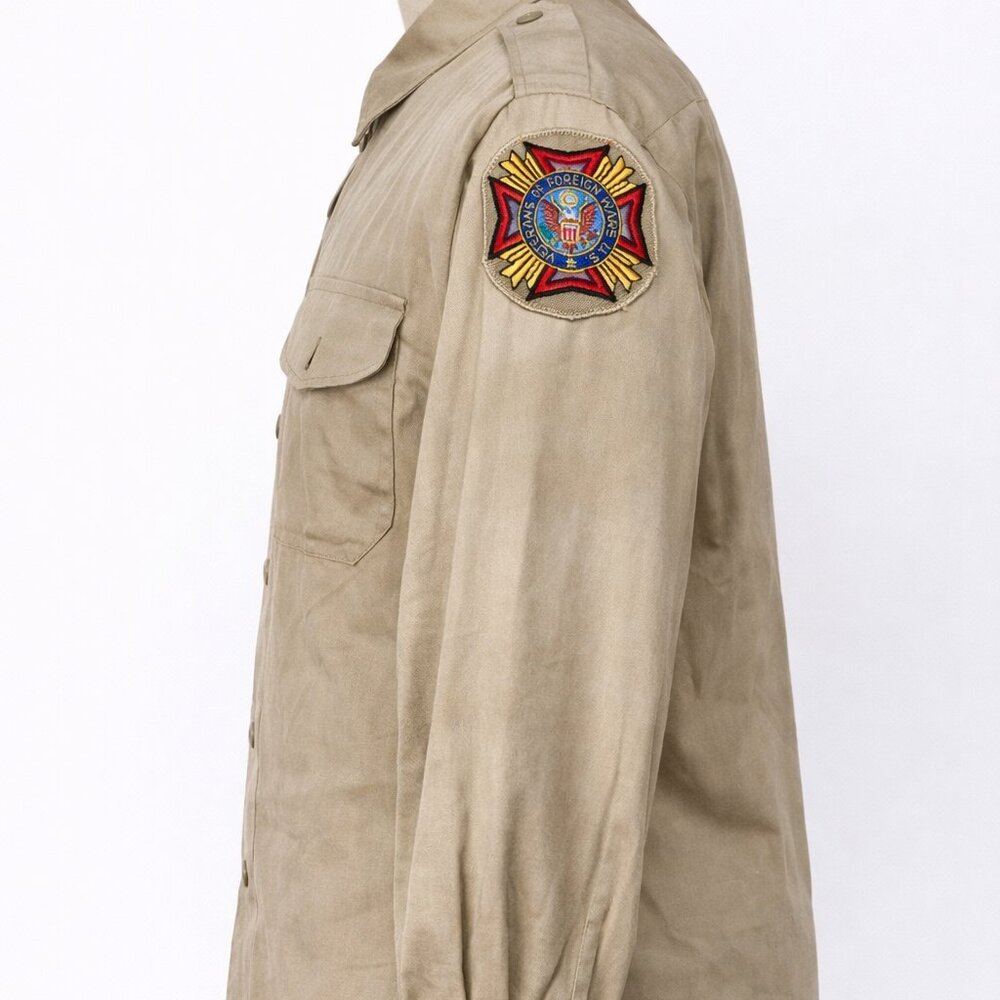 Vintage U.S. Air Force Uniform Set Baldwin Brigadier VFW Patch Shirt Pants EUC